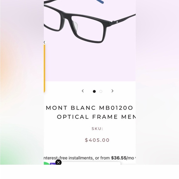 Mont Blanc Eyewear MB0120OZ - Picture 7 of 7